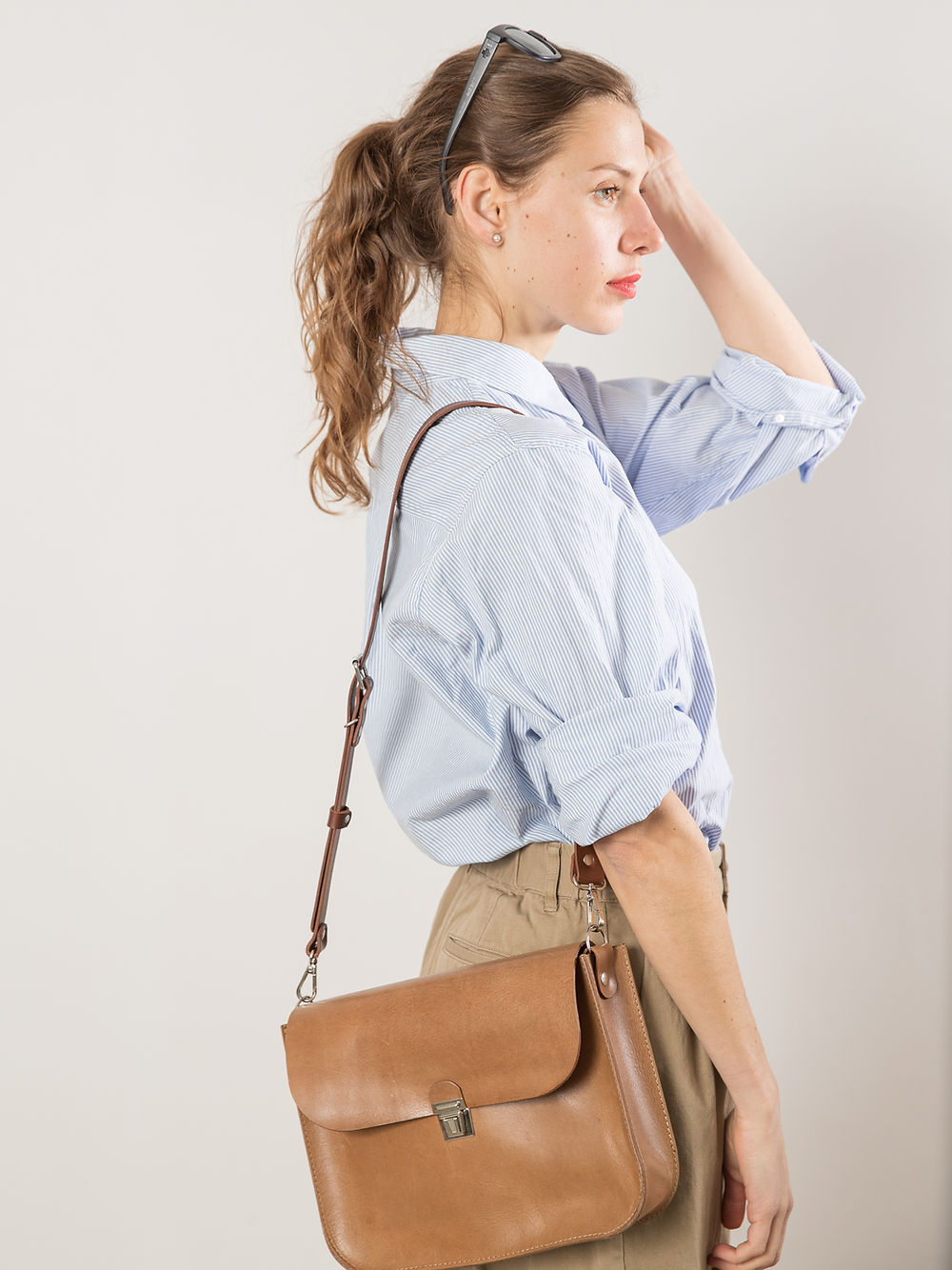 ASTORIA handbag - Camel Brown