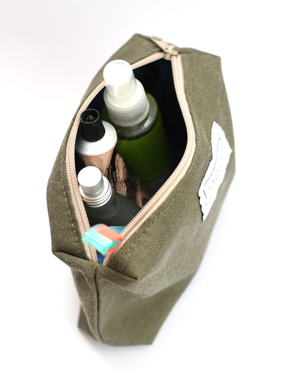 LORNA Makeup Bag - Army Green