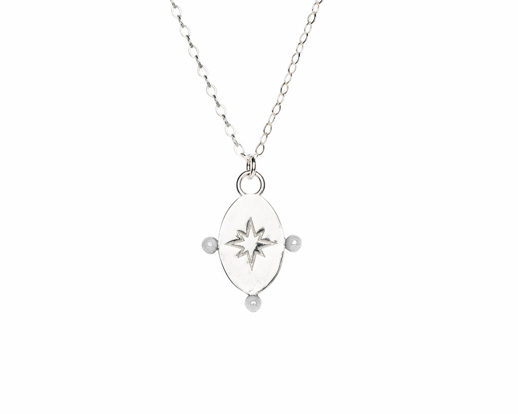 Morning Star Necklace - Silver
