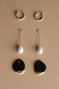 Arp Pearl And Porcelain Earrings - White