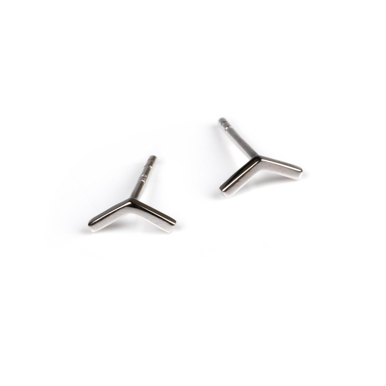 Arrow Earrings - Rose Gold and Silver