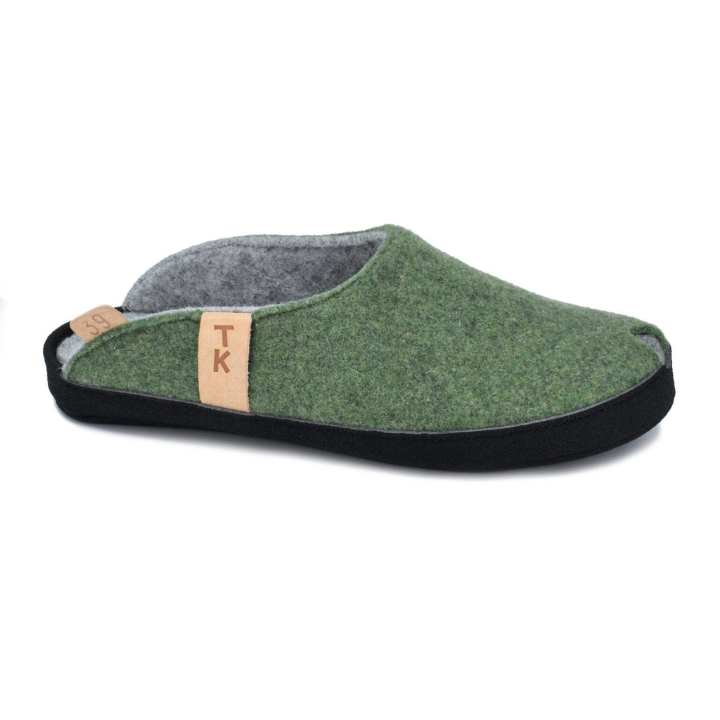 TOKU Brussels Slippers - Moss Green